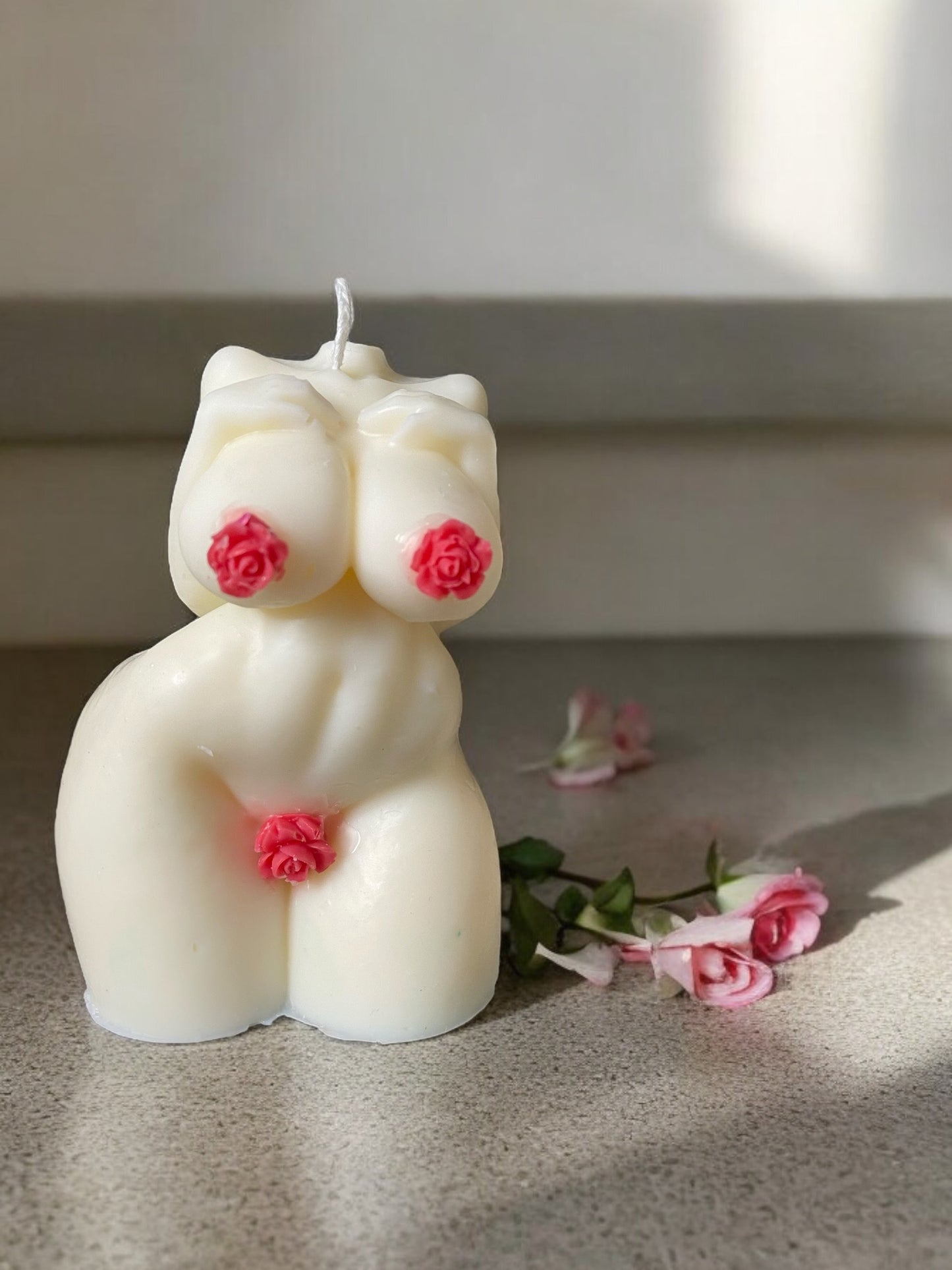 Bougie Élisabeth édition Rose divine