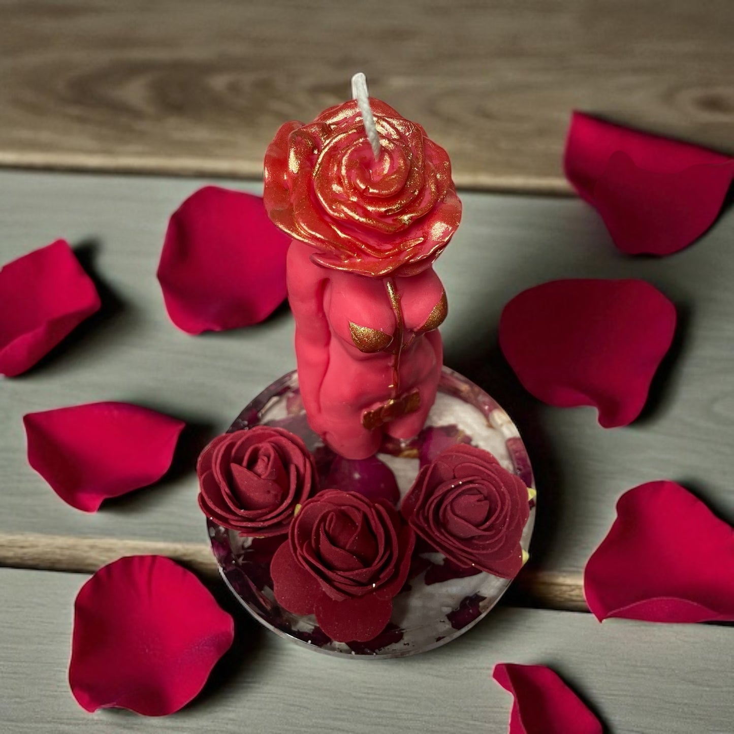 Bougie Flora édition doré